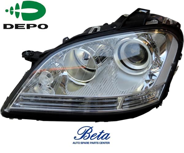 Left Side Headlamp for Mercedes ML-Class W164 2005-2008 models, Part Number 1648204761 Left Side Headlamp for Mercedes ML-Class W164 2005-2008 models, Part Number 1648204761